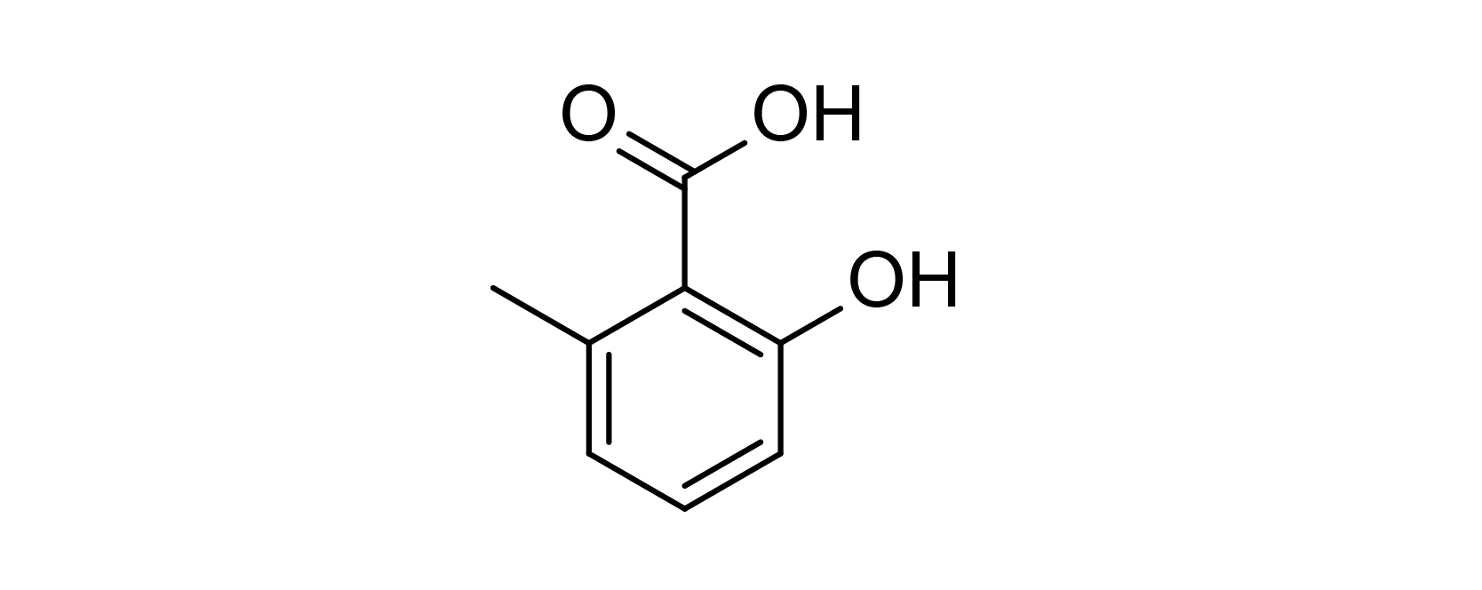 6-methylsalicylic acid structure