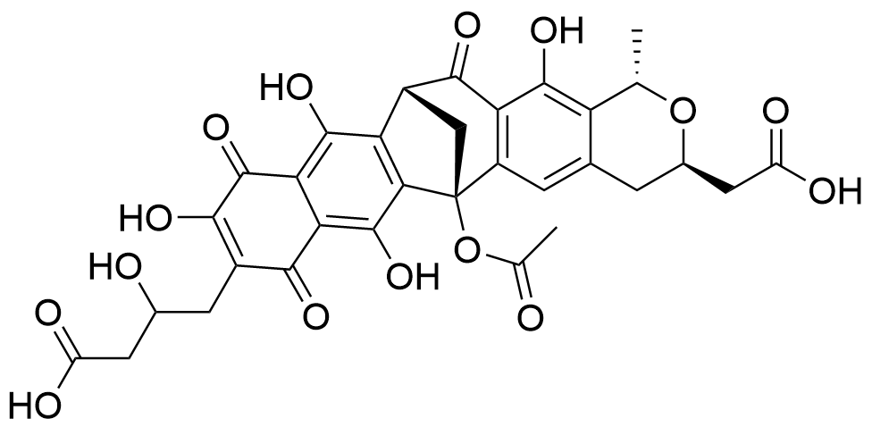 α-naphthocyclinone structure
