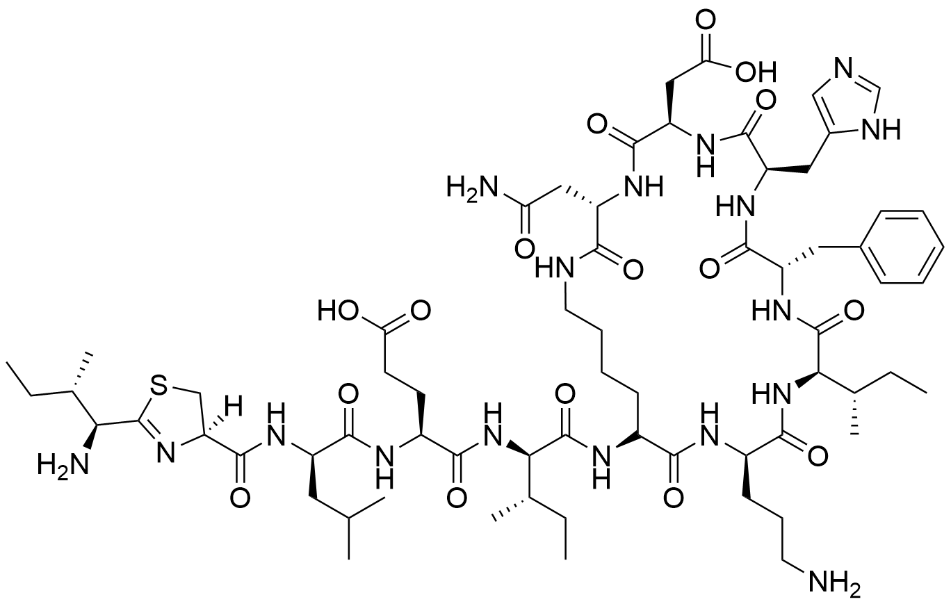 bacitracin A structure
