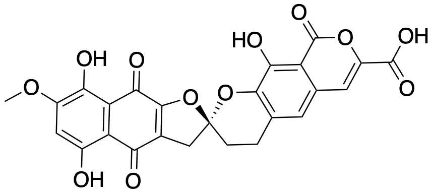 β-rubromycin structure