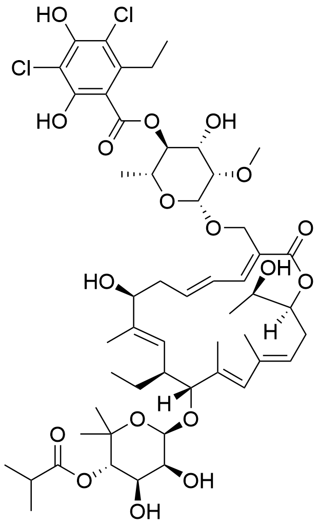 tiacumicin B structure
